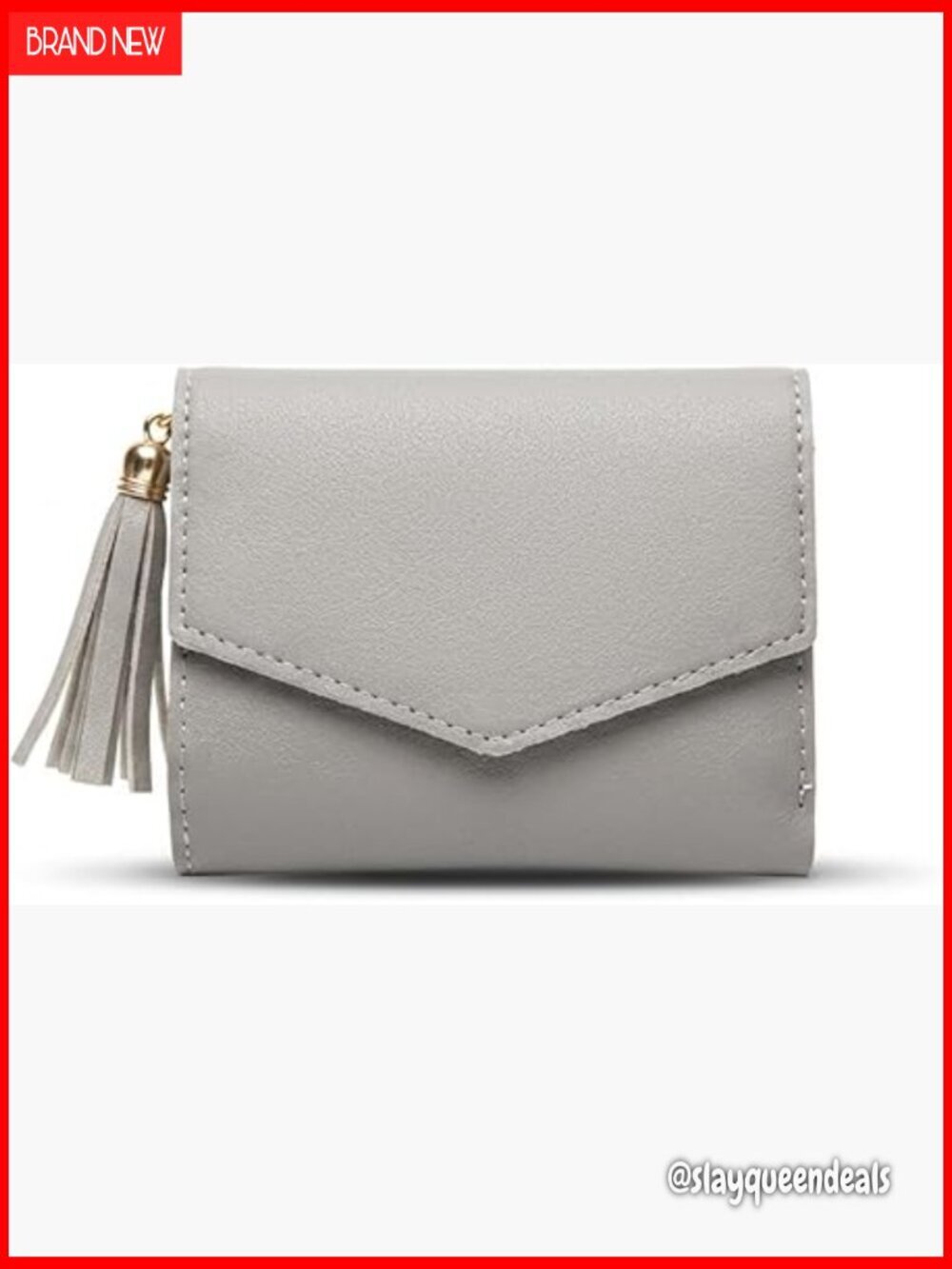 Slim RFID Blocking Wallet with 6 Card Slots and Zipper Coin Pocket